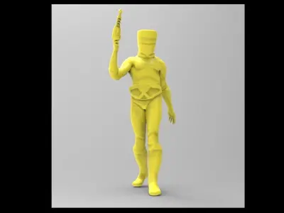 buckethead soldiers 3D print model