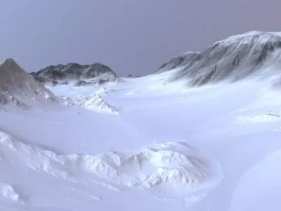 Landscape 28 Low-poly 3D model