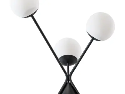 roche bobois flora table lamp 3D model