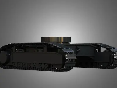 Tracks - Hydraulic Mining Shovel - 6030 FS 3D model