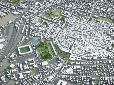 Modena  Low-poly 3D model