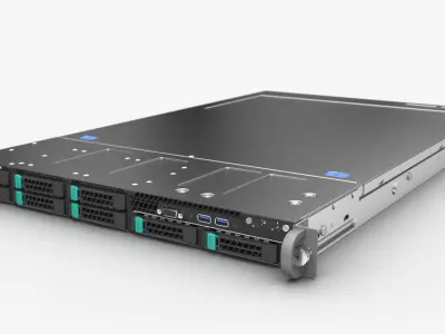  Server Chassis 1U with Board 