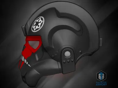 Tie Fighter Pilot Helmet 3D print model