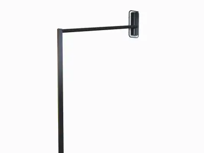 Main Road Traffic Light Low-poly 3D model