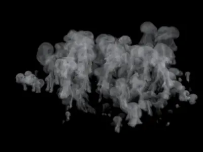Rising Wispy Smoke VDB 3D model