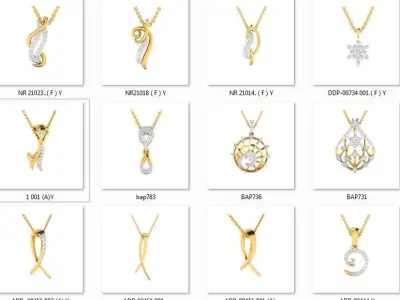Collection 93 Pendant 3dm stl render details  3D print model