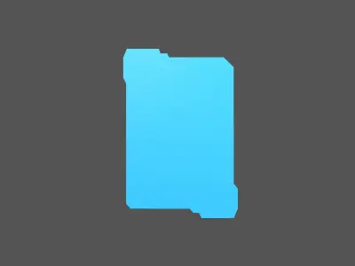 UHD High tech Graphical Interface v8 003 Low-poly 3D model