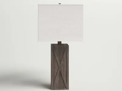 Miami Resin Table Lamp 3D model
