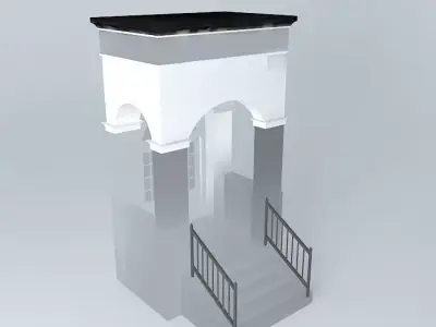 Arched Entry Free 3D model