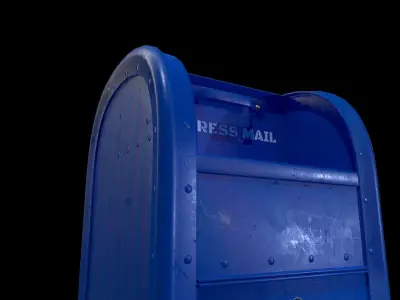 Mail Box - Gest Low-poly 3D model