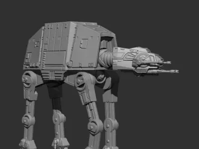 AT-AT Walker Model Kit  3D print model