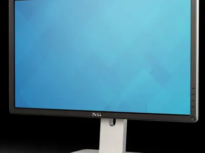 Dell Professional P2414H LED monitor Low-poly 3D model