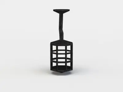 Tavern lamp Low-poly 3D model