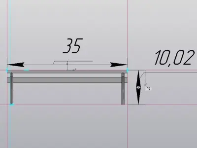Bench Scale model 1 43 3D print model
