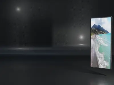 Phone metal door Free low-poly 3D model