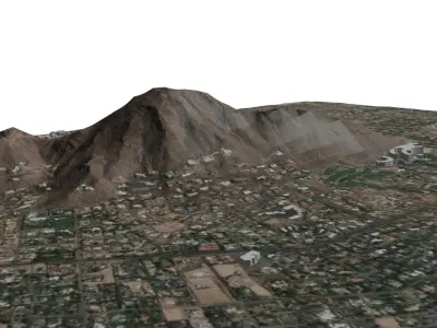 Camelback Mountain 3D model
