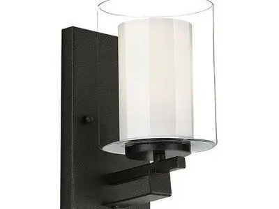 Alsip Light Rustic Bronze Armed Sconce 3D model