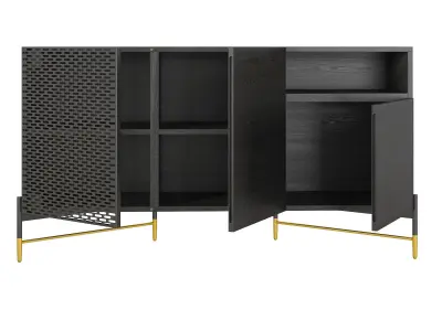 Kave Home Milian Sideboard Low-poly 3D model