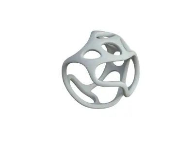 SciFi Cube Object No 33236 Low Poly Shape Texture