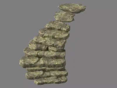Qu You Path - Stairway 03 3D model