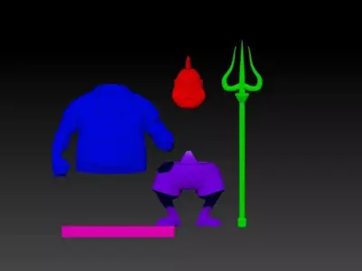 Sunbell - Roger Pirates - One piece 3D print model