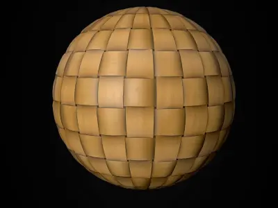 9 PBR Seamless Wicker Texture