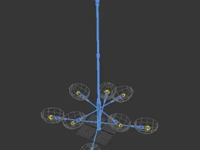 Aerin Chandilier 3D model