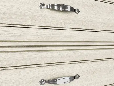 Cabinet showcase Tiffany 2V2S 3D model