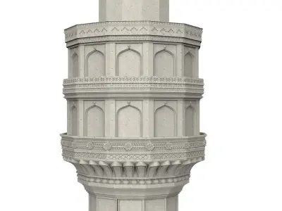 Charminar 3D model hyderabad gate 3D print model