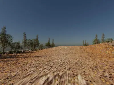 blender geometry nodes dirt path generator 3D model