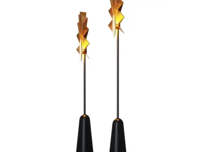 roche bobois negresco floor lamp 3D model