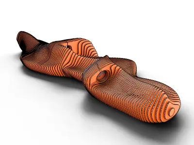 Parametric banch n5 3D model