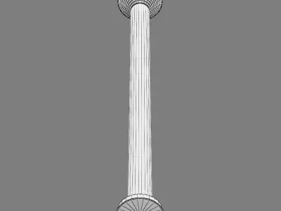 379747 Piatto Lightstar LED street lamp 3D model