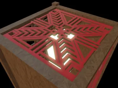 Architectural Lighting Box 03 3D model