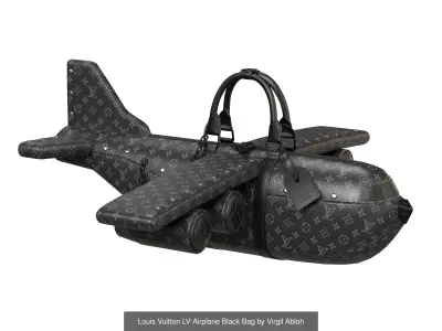 Louis Vuitton LV Airplane Bag by Virgil Abloh 3D Model Pack