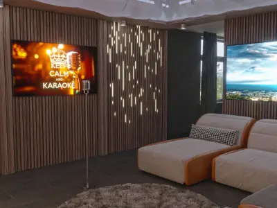 Media Room - Oriental Style 3D model