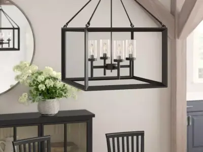 Powell Light Lantern Chandelier 3D model