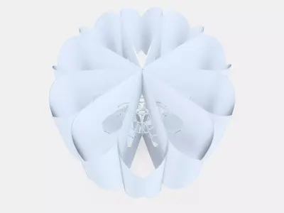 MOJNA Pendant lamp shade Low-poly 3D model