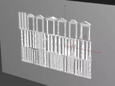 European classical column architectural components Texture