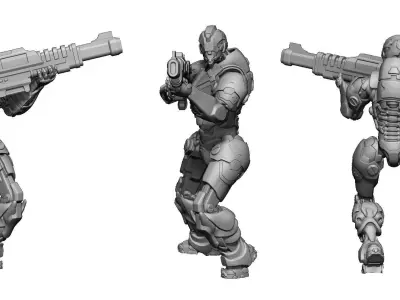 Heresylab Redeemers Titan Robot 7 3D print model