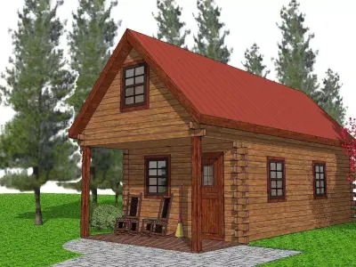 Creative Design-Holiday Cabin-060 3D model
