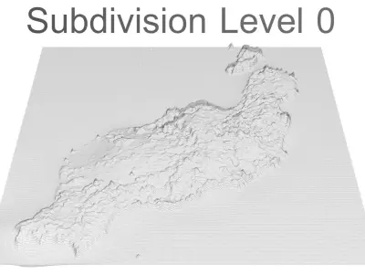 Island Parts of Canary Islands Collection 3D model