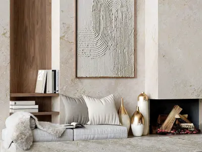 Fireplace 3D model 3