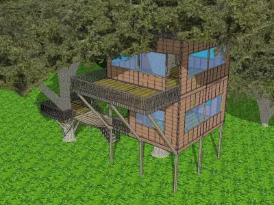 Creative Design-Holiday Cabin-0153 3D model