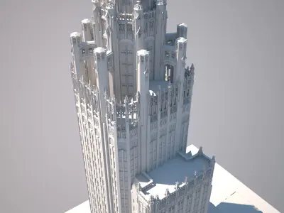 Chicago Tribune Building 3D model