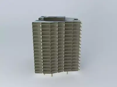 Itatiaia - Architect Oscar Niemeyer 3D model