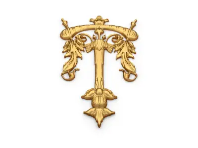 Classic carved decor ornament 512 3D print model purchase