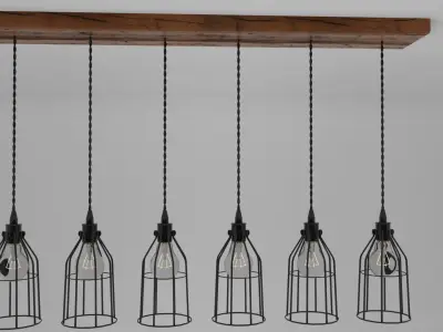 Light fixture Collection pack 3D model