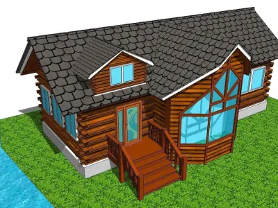 Creative Design-Holiday Cabin-0105 3D model