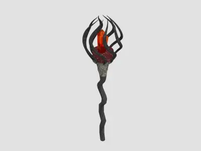 Magic wand Free low-poly 3D model